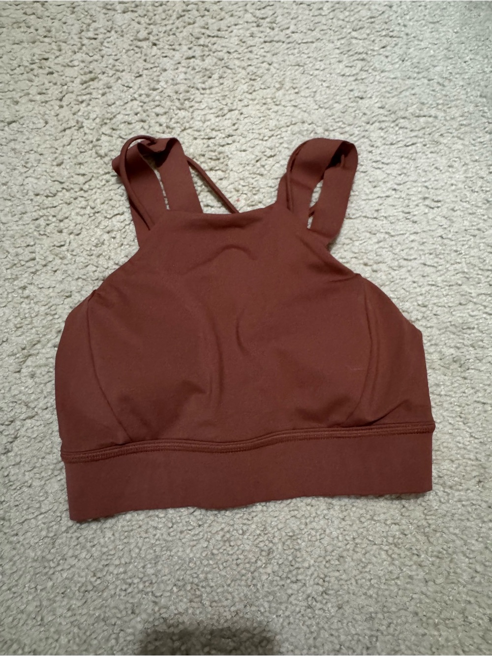 lululemon athletica Rust Red Sports Bra